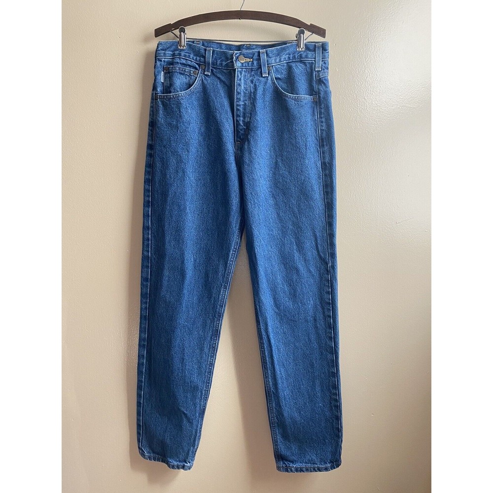 Carhartt Jeans Men’s Blue Medium Wash Relaxed Fit Denim Workwear Jeans Sz 32x32